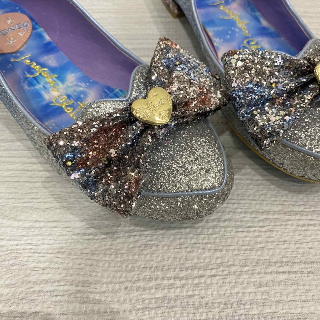 Irregular Choice(イレギュラーチョイス)の美品 イレギュラーチョイス シンデレラ ブルー フラットシューズ 23cm レディースの靴/シューズ(ハイヒール/パンプス)の商品写真