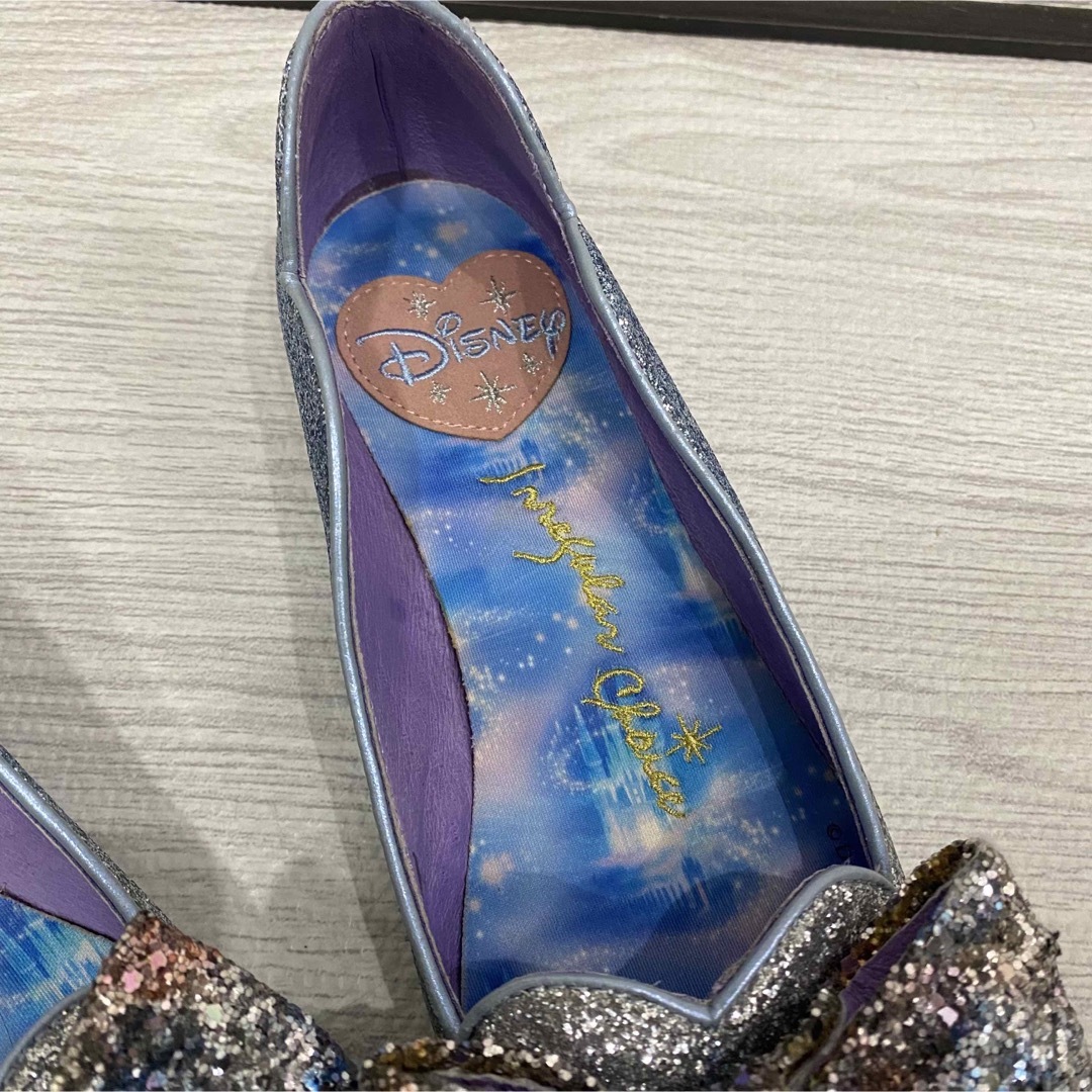 Irregular Choice(イレギュラーチョイス)の美品 イレギュラーチョイス シンデレラ ブルー フラットシューズ 23cm レディースの靴/シューズ(ハイヒール/パンプス)の商品写真