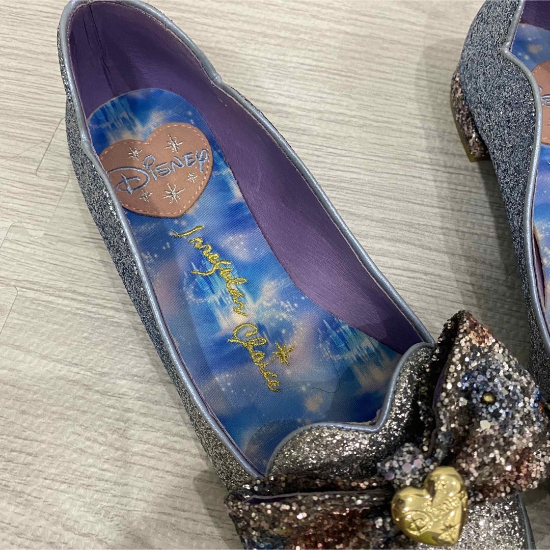 Irregular Choice(イレギュラーチョイス)の美品 イレギュラーチョイス シンデレラ ブルー フラットシューズ 23cm レディースの靴/シューズ(ハイヒール/パンプス)の商品写真