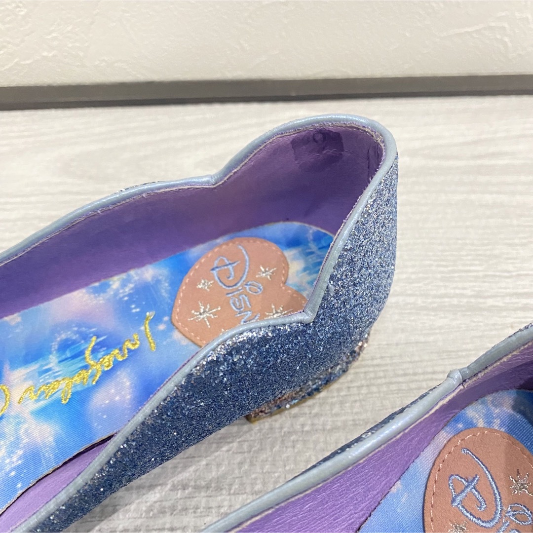 Irregular Choice(イレギュラーチョイス)の美品 イレギュラーチョイス シンデレラ ブルー フラットシューズ 23cm レディースの靴/シューズ(ハイヒール/パンプス)の商品写真