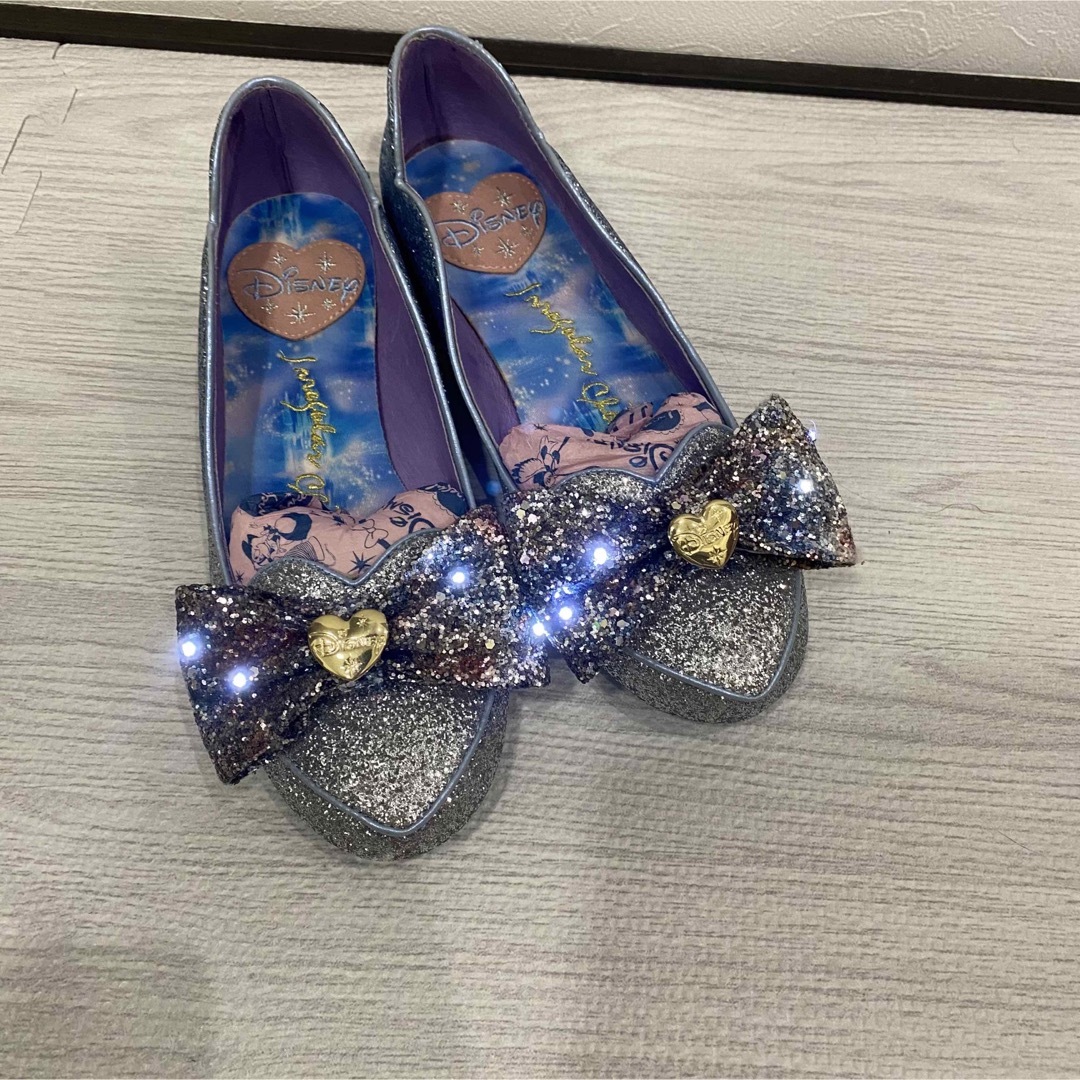 Irregular Choice(イレギュラーチョイス)の美品 イレギュラーチョイス シンデレラ ブルー フラットシューズ 23cm レディースの靴/シューズ(ハイヒール/パンプス)の商品写真