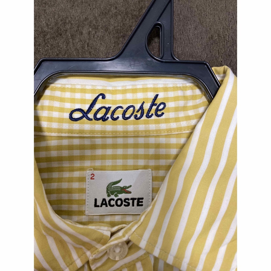 LACOSTE(ラコステ)の【新品】LACOSTE ストライプシャツ ラコステ メンズのトップス(シャツ)の商品写真
