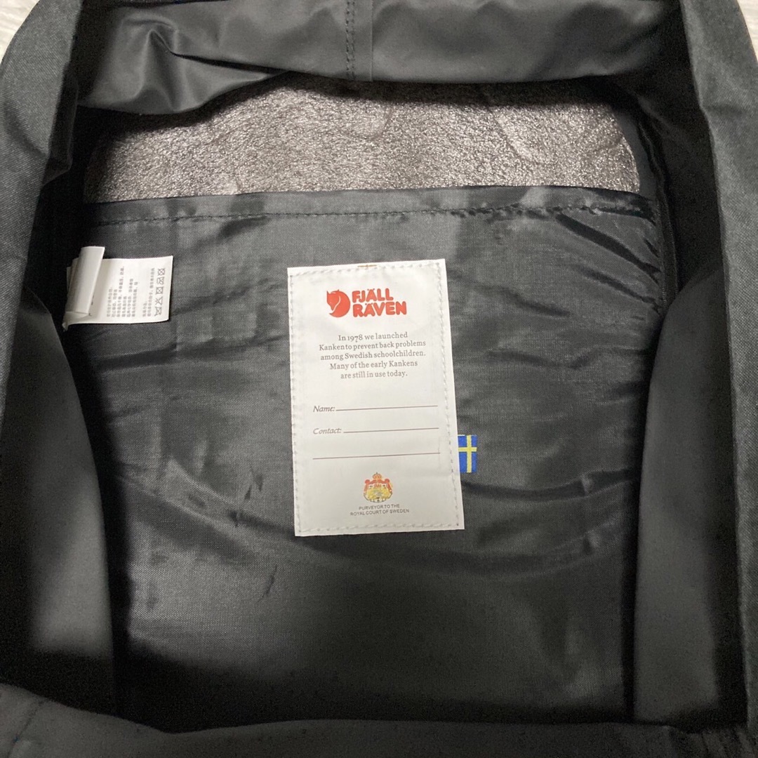 FJALLRAVEN KANKEN(フェールラーベンカンケン)の新品 フェールラーベンカンケン　ブラック　16L リュック レディースのバッグ(リュック/バックパック)の商品写真