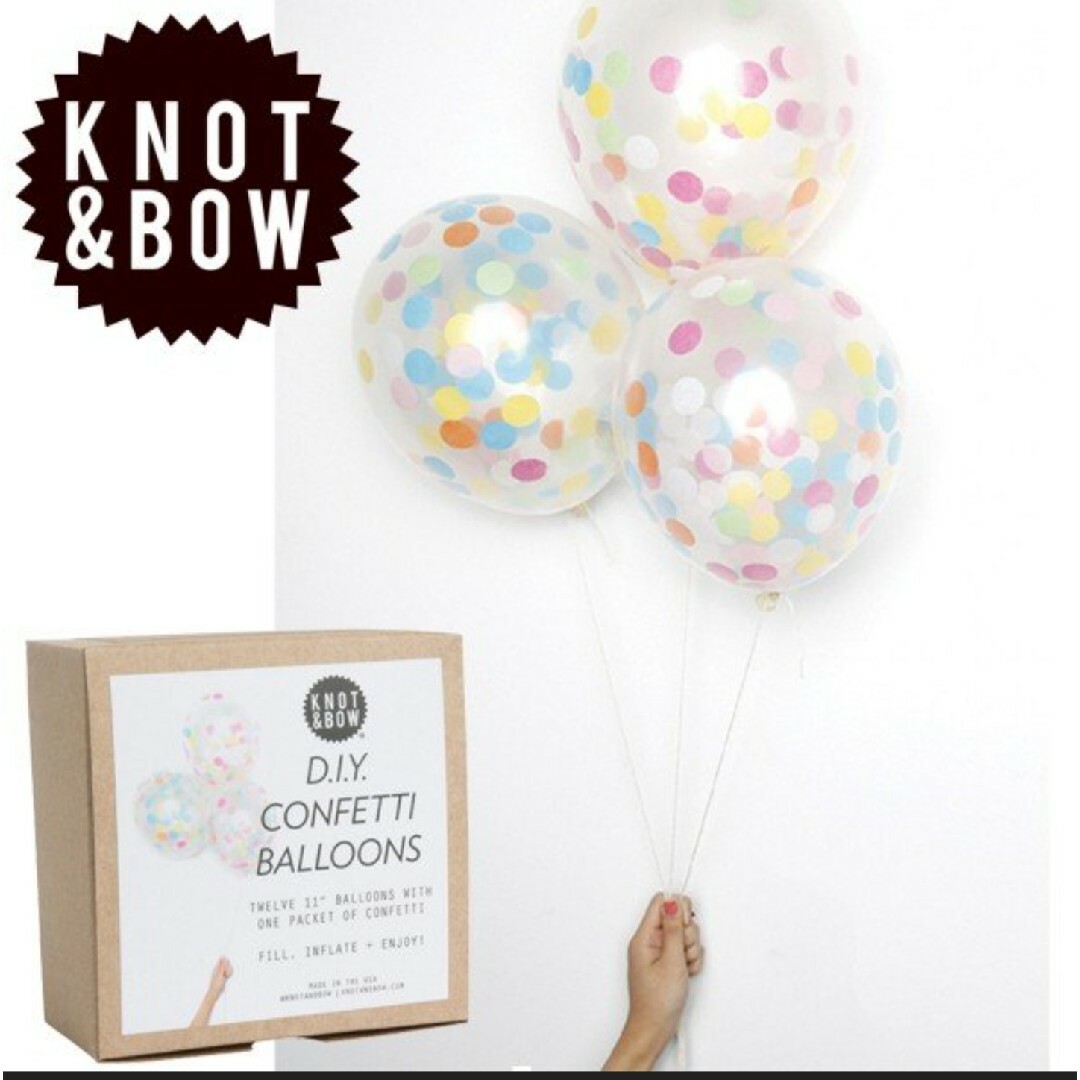 KNOT & BOW(ノットアンドボウ)のパーティーバルーン★風船★12個セット★イベント★ホームパーティー★店舗★装飾2 エンタメ/ホビーのアート用品(その他)の商品写真