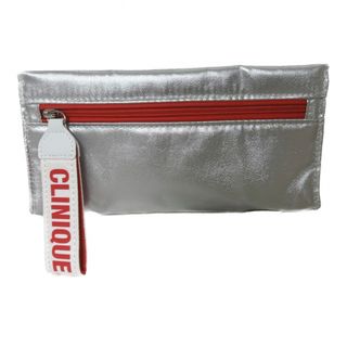 クリニーク(CLINIQUE)の【美品】CLINIQUE クリニーク メイクポーチ シルバー(ポーチ)