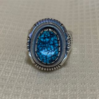 インディアンジュエリー(INDIAN JEWELRY)の【希少】　ウィルバンデバー　キングマンターコイズリング(リング(指輪))