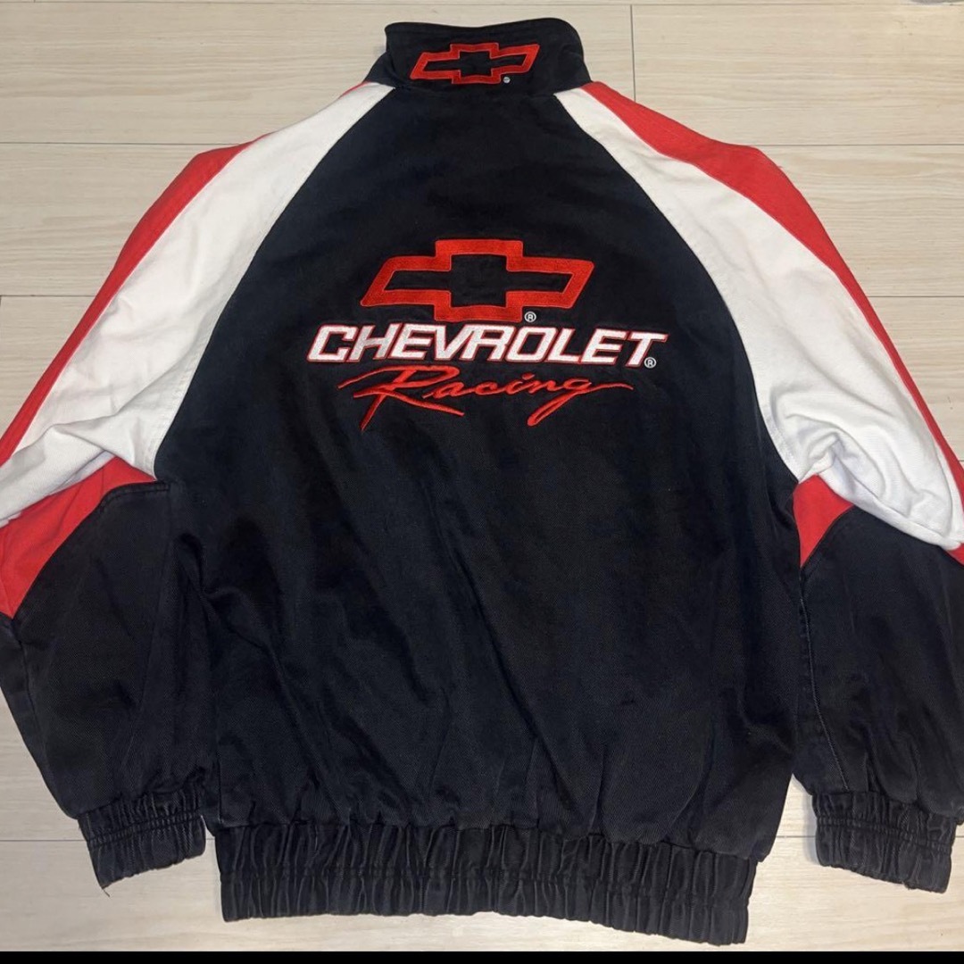 古着　90s CHEVROLET シボレー　レーシングジャケット | フリマアプリ ラクマ