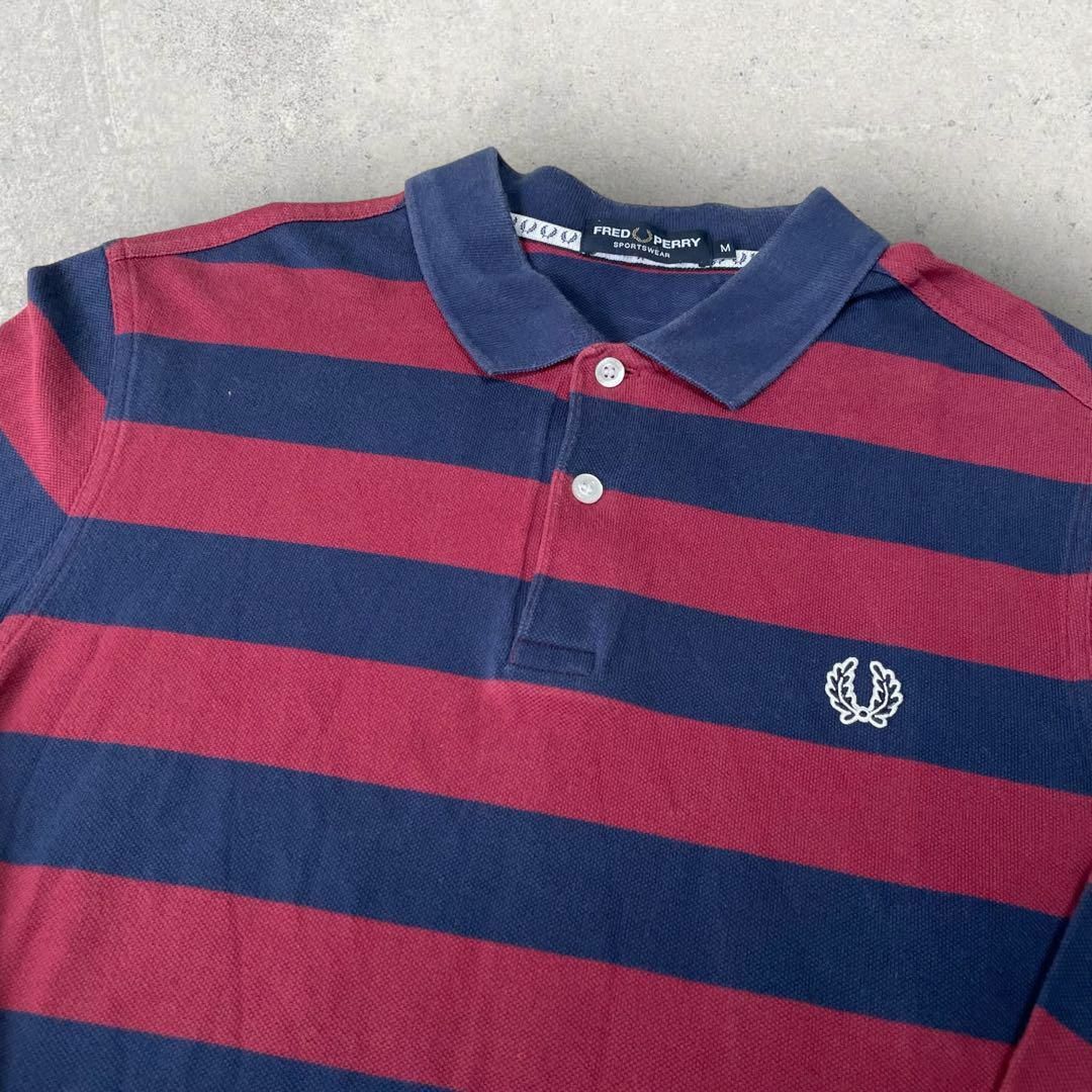FRED PERRY  ポロシャツ ボルドー