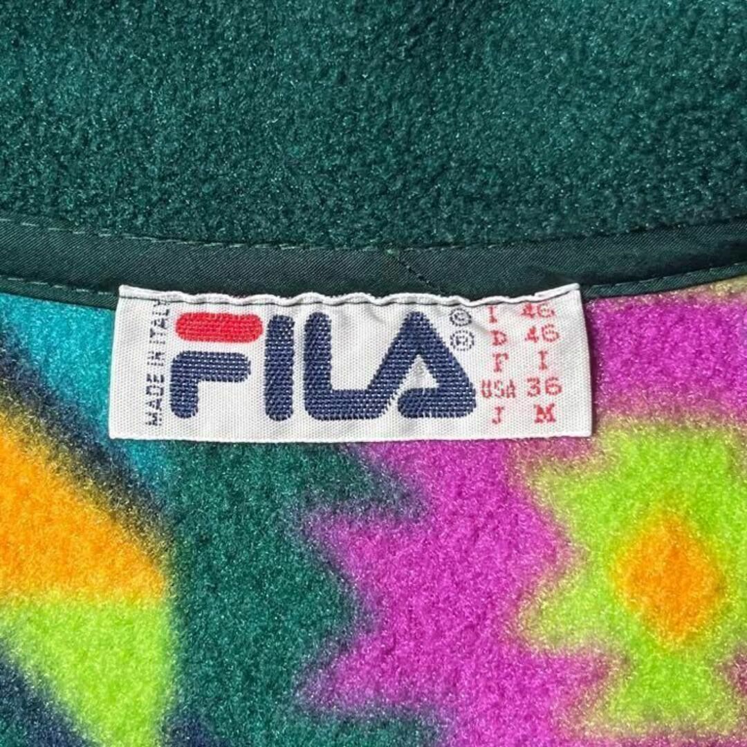 【FILA】フィラ80sクレイジーマルチカラープルオーバーフリース 8