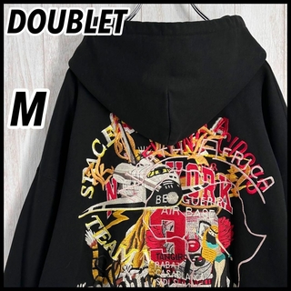 ダブレット(doublet)のちぃ様予約済み　【圧巻の刺繍】DOUBLET ダブレット カオス刺繍 パーカー(パーカー)