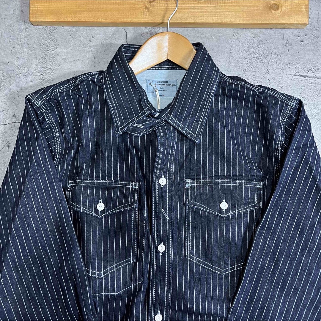 ✅新品✅ ウォバッシュ シャツ デニム アメカジ 2XL ジャケット ミリタリー