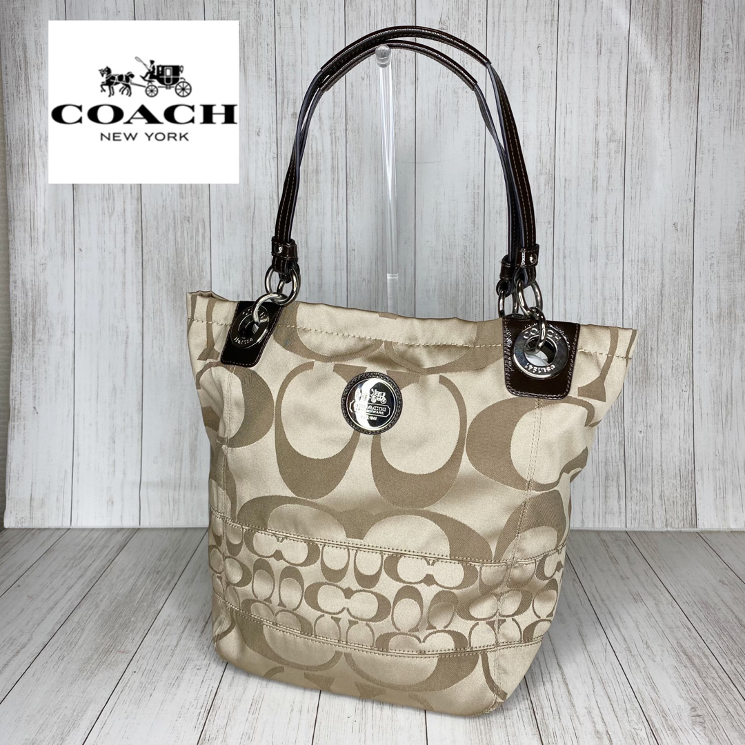 COACH コーチ　シグネチャー　トートバッグ　ハンドバッグ