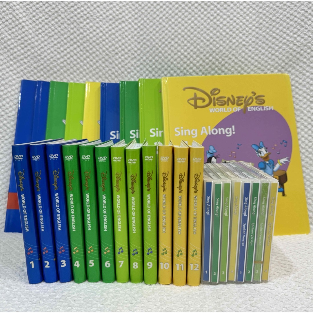 2016年購入 シングアロングセット　新子役　DVD　DWE　Disney