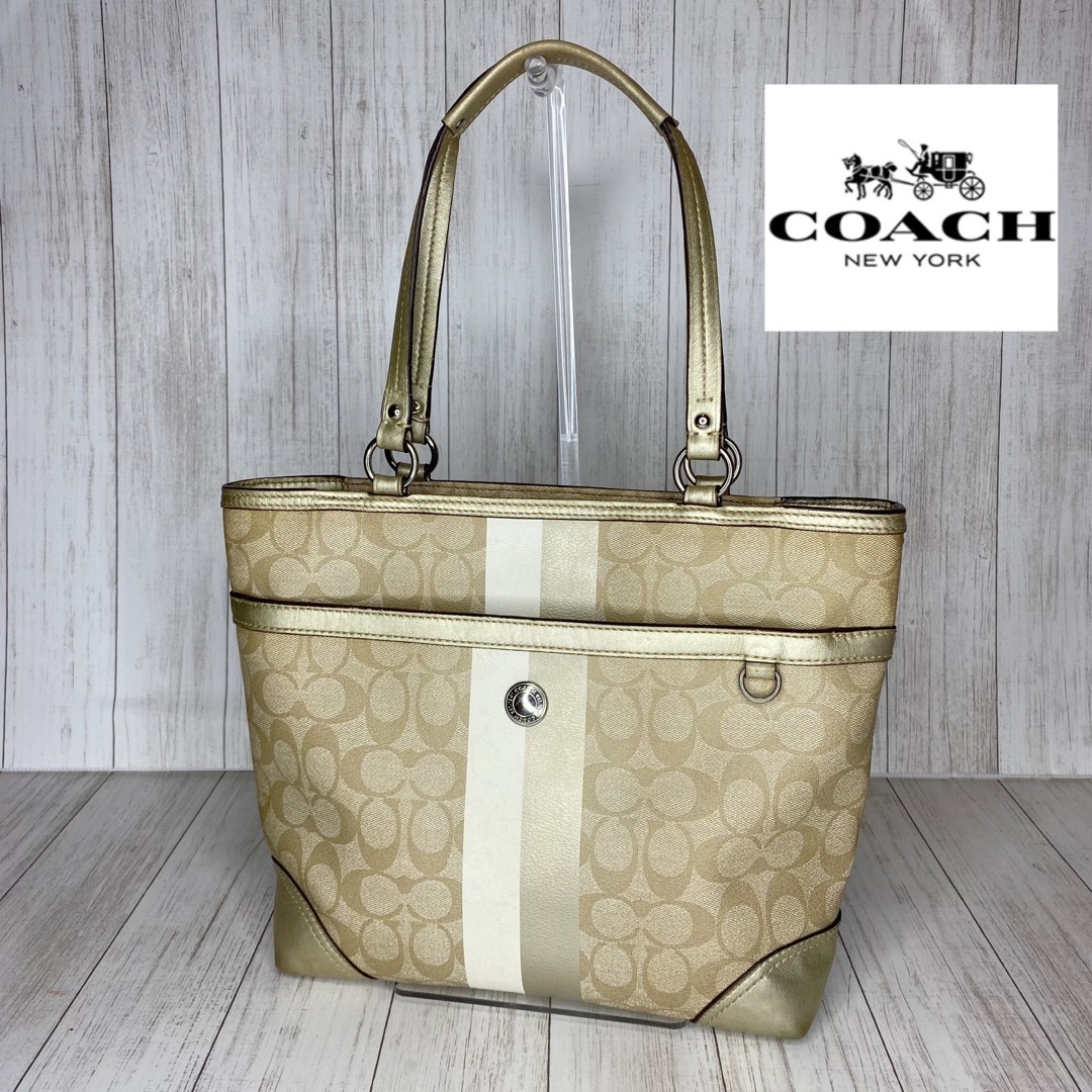COACH - COACH コーチ シグネチャー トートバッグ ハンドバッグの通販