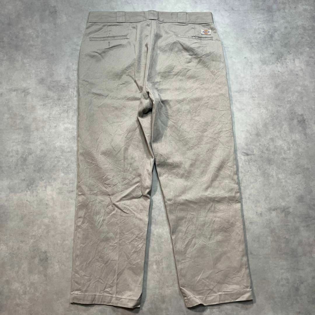 【Dickies】ディッキーズ　グレーワークパンツ　USA製ワークウェア