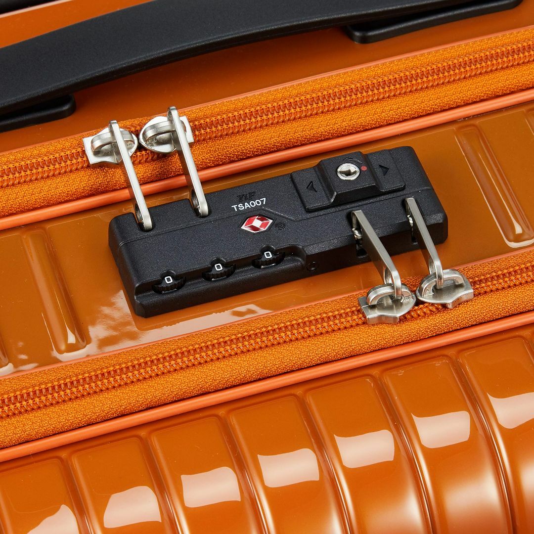 【色:オレンジ】エース スーツケース キャリーケース キャリーバッグ mサイズ