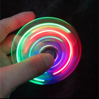 透明なLEDハンドスピナー(その他)