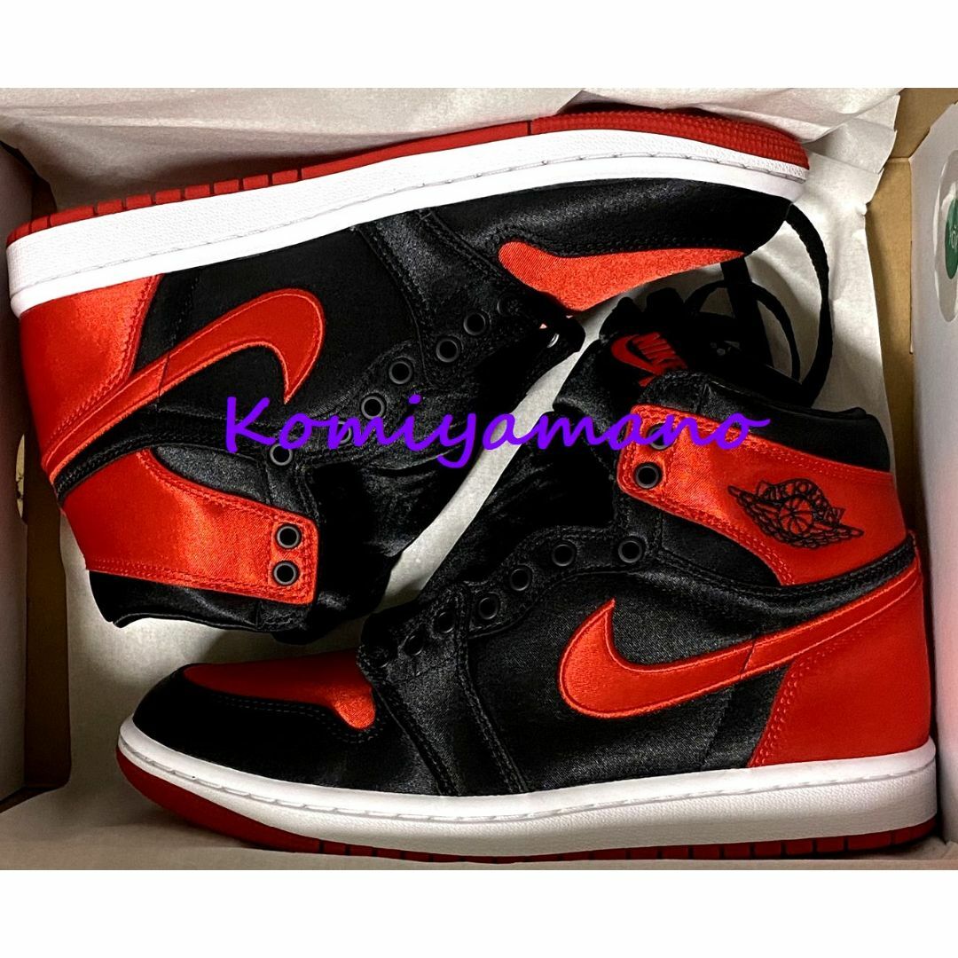 24cm AIR JORDAN 1 Satin red