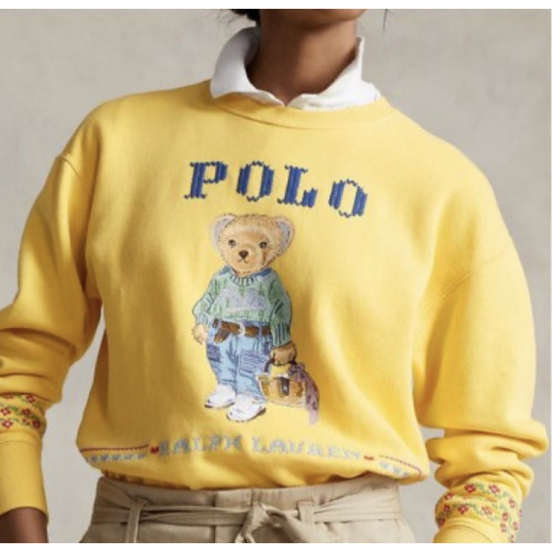 POLO RALPH LAUREN(ポロラルフローレン)のにゃみ様専用　ポロベア　スウェット  正規品　刺繍　POLO ラルフローレン レディースのトップス(トレーナー/スウェット)の商品写真