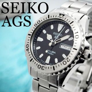 SEIKO - 632【美品】AGS セイコー時計 メンズ腕時計 ダイバーウォッチ
