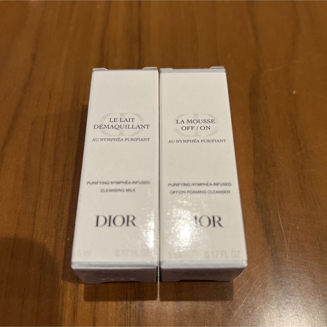 Christian Dior(クリスチャンディオール)のDIOR クレンジング　ミルク　ビュリフィアン　ラムースピュリフィアンオフオン コスメ/美容のキット/セット(サンプル/トライアルキット)の商品写真