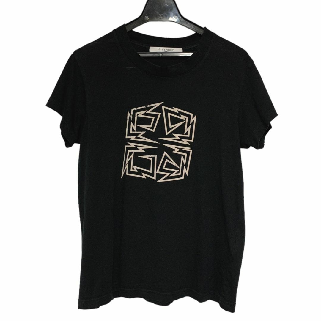 【美品】GIVENCHY（ジバンシー）メンズロゴTシャツ ブラック Lサイズ