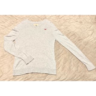 ホリスター(Hollister)のホリスター　ニット　Sサイズ　グレー(ニット/セーター)