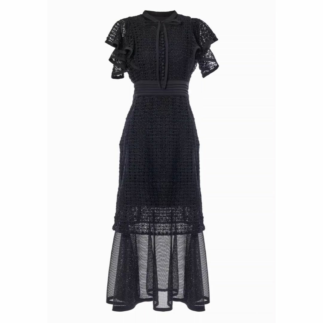 Riu Chemical lace piping dress 5