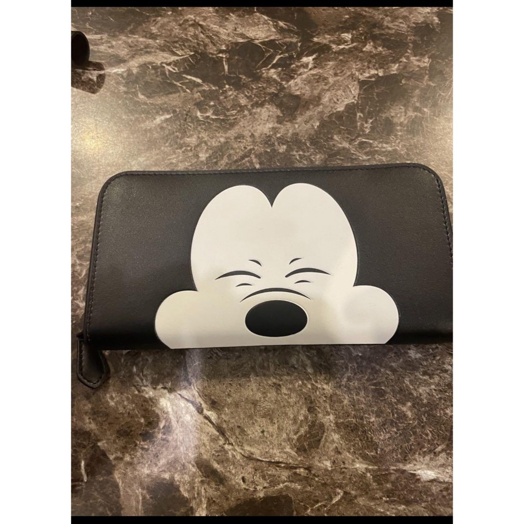 タ　コーチ　coach 財布　ラウンドジップ　ディズニー　ミッキー　mickey