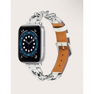 アップルウォッチ(Apple Watch)の【限定値下げ】Apple Watch レザーチェーンベルト(腕時計)