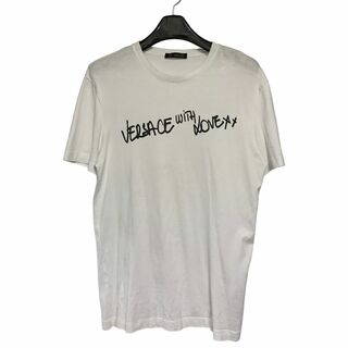 VERSACE - 【中古】 VERSACE ヴェルサーチ ロゴプリント 半袖Tシャツ S ...