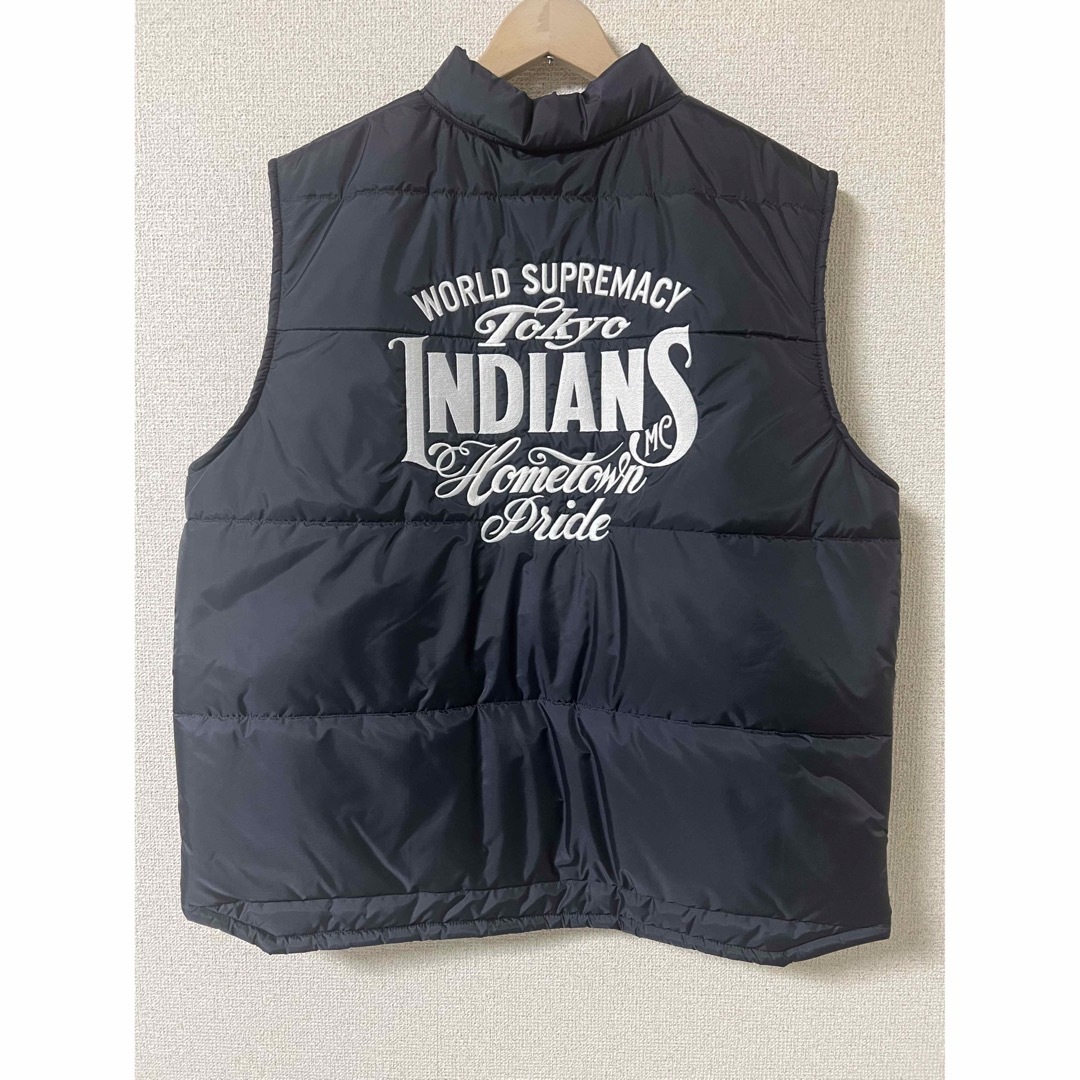 東京インディアンズ Tokyo Indians ベスト ブラック Lサイズ-