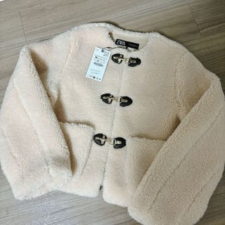 ZARA - ZARA フェイクボアジャケット ロブスタークラスプの通販 ...