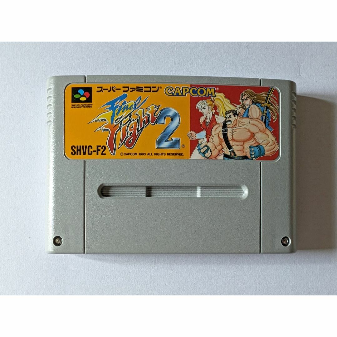 スーパーファミコン(スーパーファミコン)のSFC ファイナルファイト2 ハガキあり　スーファミ Final Fight エンタメ/ホビーのゲームソフト/ゲーム機本体(家庭用ゲームソフト)の商品写真