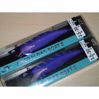 ダイワ(DAIWA)のダイワ　エメラルダス ボートⅡ 3.5号 30g　パープル杉-夜光　２個(ルアー用品)