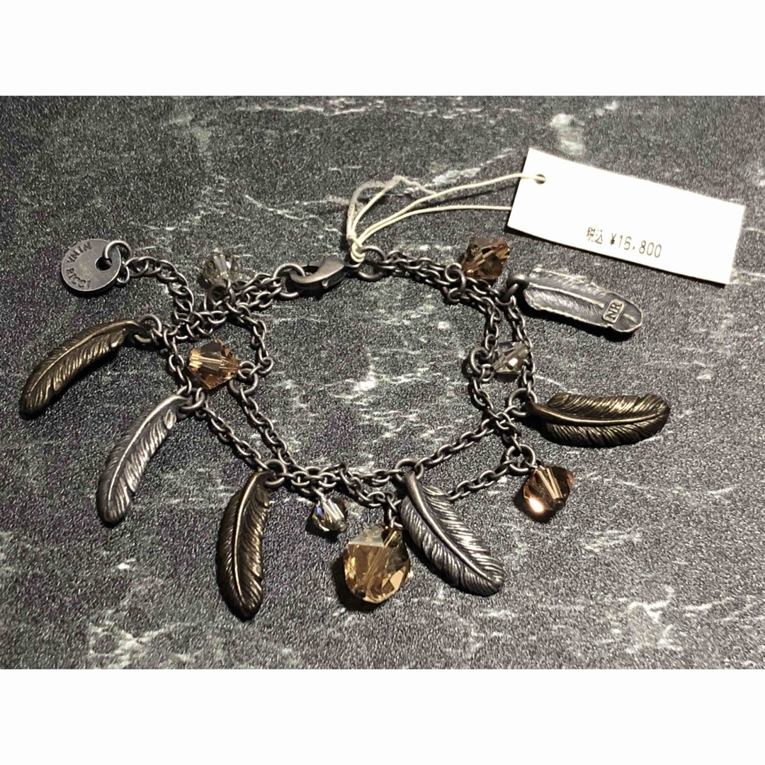 NINA RICCI(ニナリッチ)のデットストック　ニナリッチ フェザー　ブレスレット　NINA RICCI 　NR レディースのアクセサリー(ブレスレット/バングル)の商品写真