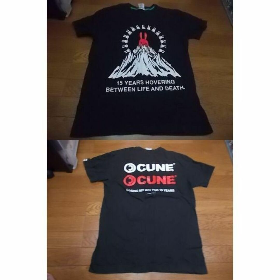cune キューン 15周年記念 Tシャツ M 富士山 山脈 山 キャンプ