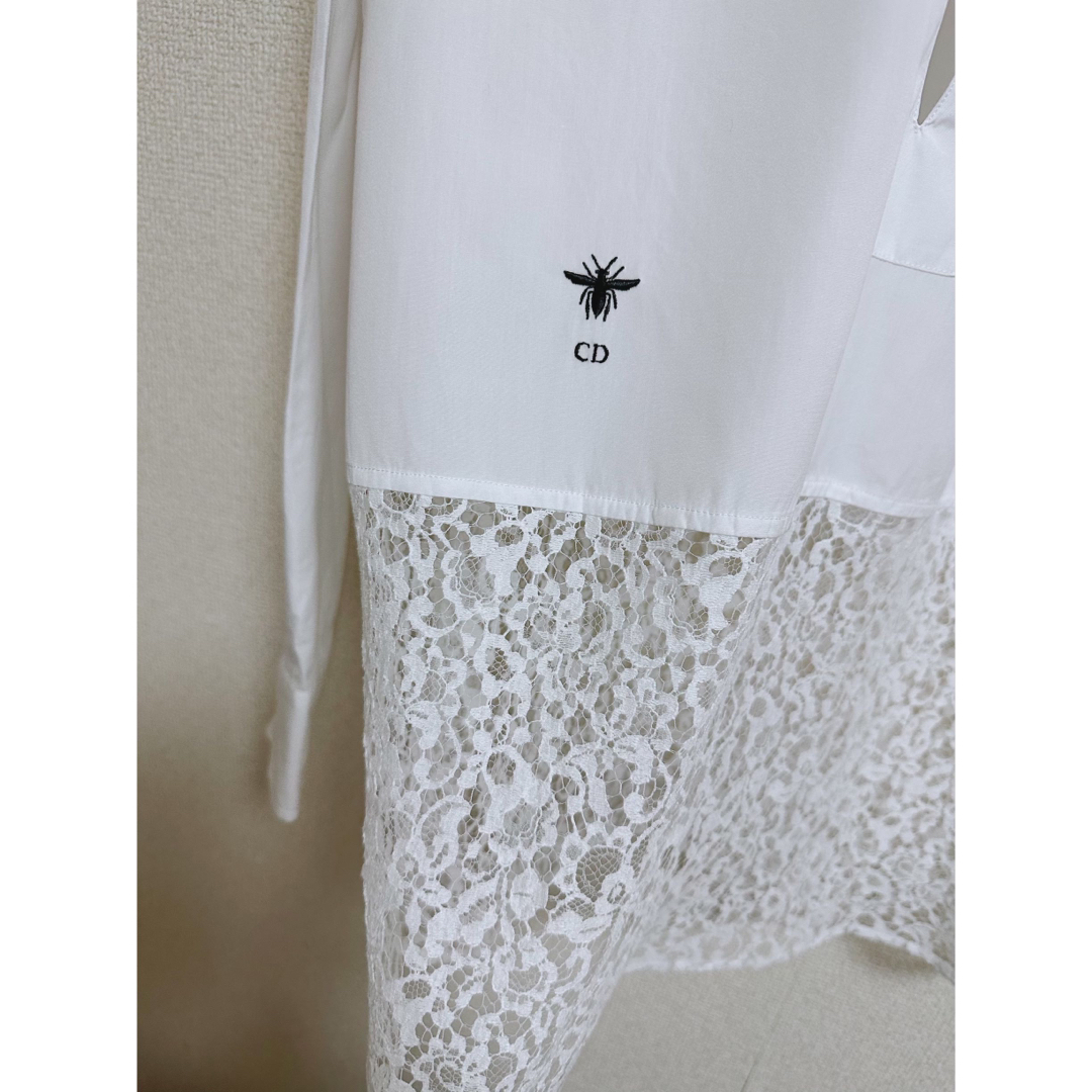 Christian Dior(クリスチャンディオール)のdior☆Bee刺繍付きブラウス☆チュニック レディースのトップス(シャツ/ブラウス(長袖/七分))の商品写真