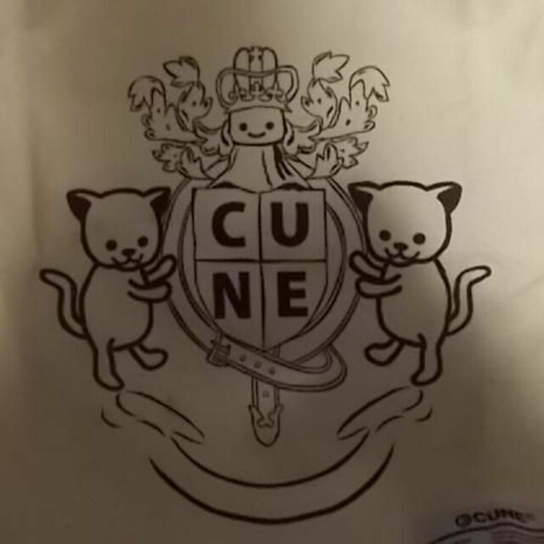 cune キューン うさぎ ネコ 猫 ショルダーバッグ　ボーダー 1