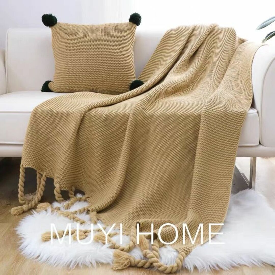 ZARA HOME - Muyihome ソフト ローゲージ フリンジ 大判 ZARA HOME - Muyihome ソフト ローゲージ フリンジ 大判