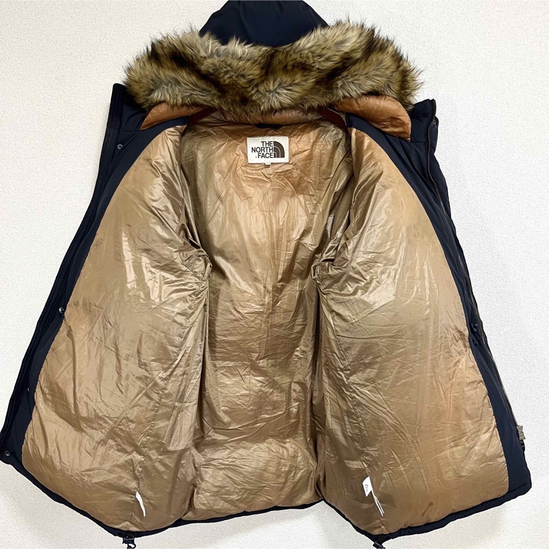 超美品 THE NORTH FACEノースフェイス ダウンジャケット ファーXL