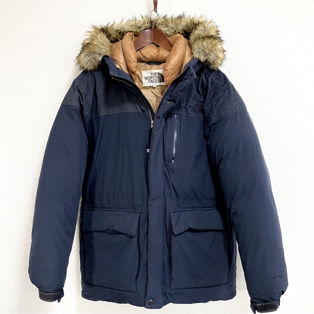 超美品 THE NORTH FACEノースフェイス ダウンジャケット ファーXL