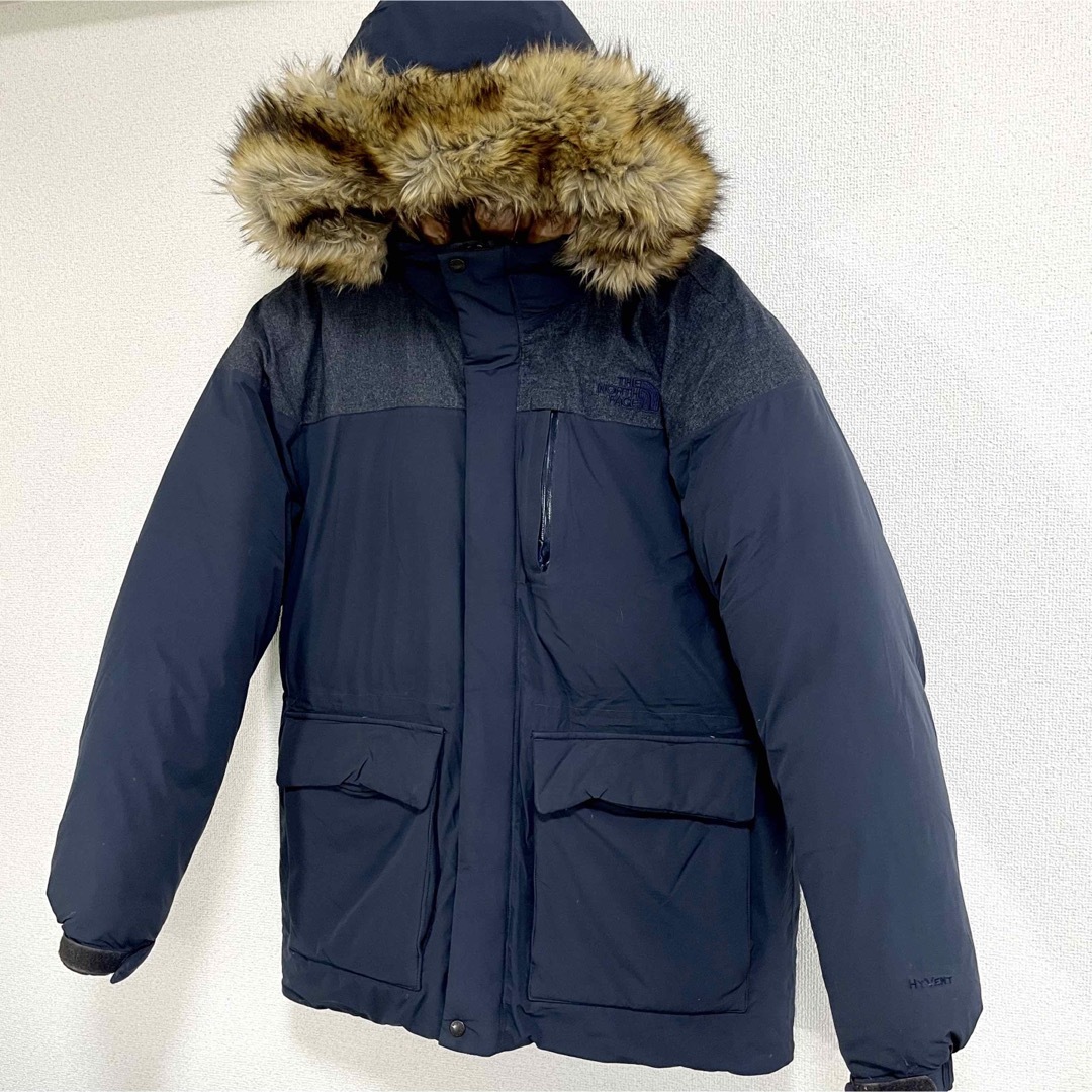 超美品 THE NORTH FACEノースフェイス ダウンジャケット ファーXL