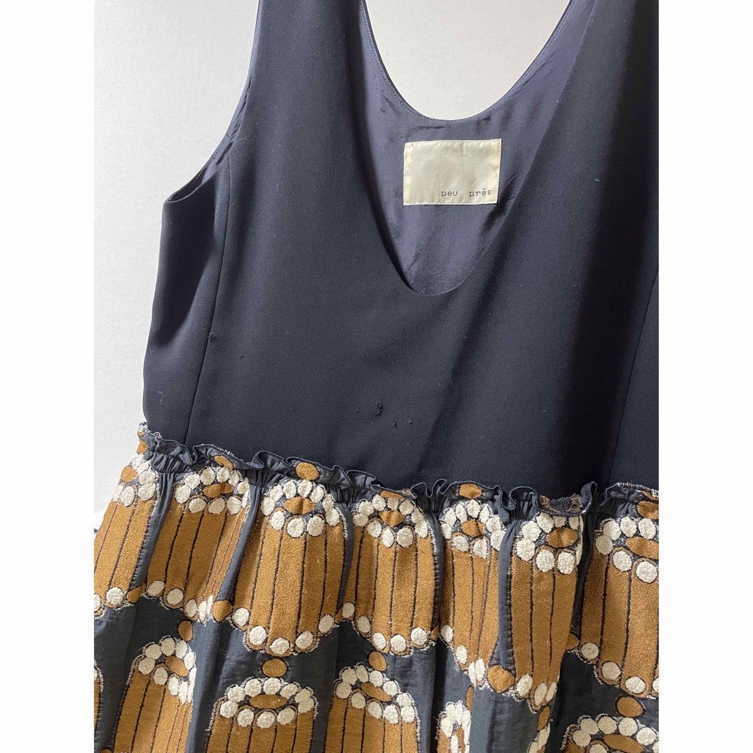 peu pres - peu pres カヌレワンピースの通販 by ann's shop peu pres - peu pres カヌレワンピースの通販 by ann's shop