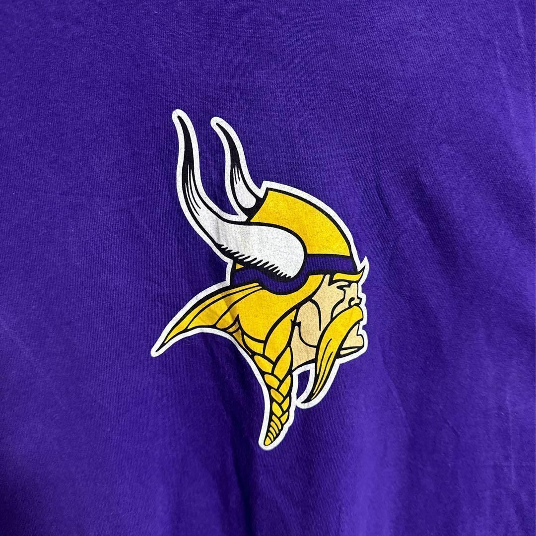 リーボック ミネソタ・バイキングス NFL Tシャツ 2XL パープル US
