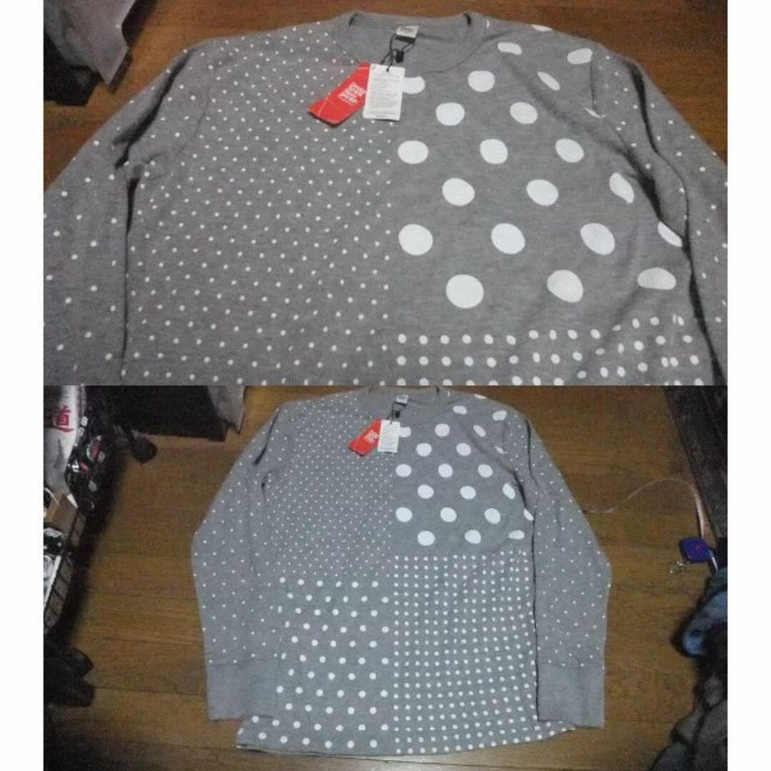 新品 グラニフ graniph ニット素材 ロンT ロング Tシャツ L メンズのトップス(Tシャツ/カットソー(七分/長袖))の商品写真
