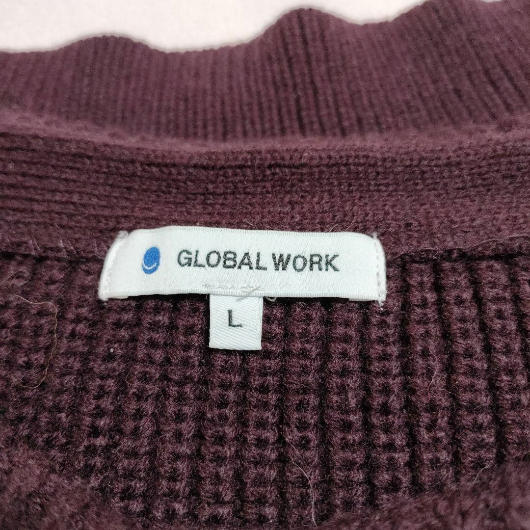 GLOBAL WORK(グローバルワーク)のGLOBAL WORK　グローバルワーク　(L)　フェザースリーブニット レディースのトップス(ニット/セーター)の商品写真