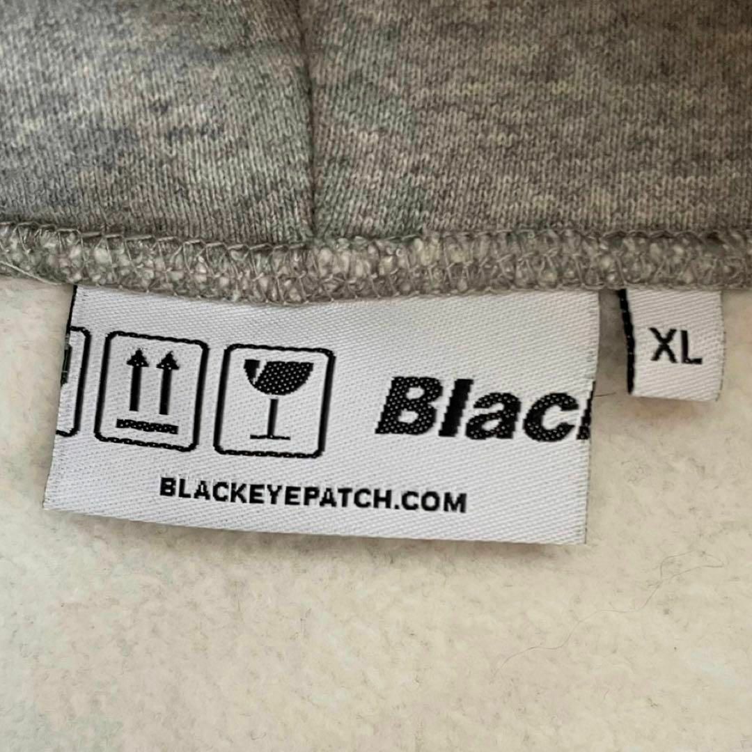 希少XLサイズ】ブラックアイパッチ☆ロゴ入りパーカー 入手困難モデル