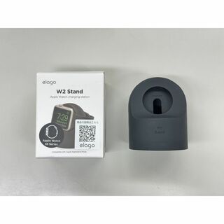 elago Apple Watch 充電スタンド W2 STAND ブラック(バッテリー/充電器)