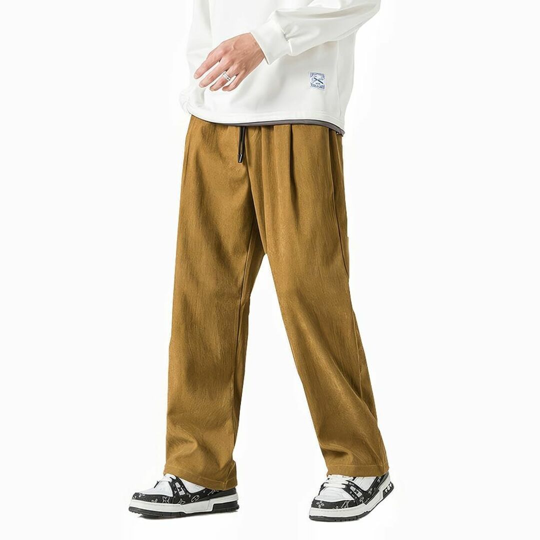 [Aaronlive] ワイドパンツ 秋服 大きいサイズ メンズ ズボン メンズ
